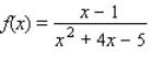 Find the values of x for which the function is continuous.