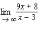 Find the indicated limit, if it exists.  