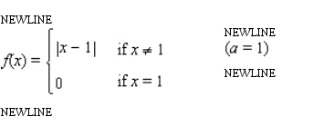 Sketch the graph of the function and evaluate , if it exists, for the given value of .