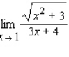 Find the limit, if it exists.  