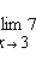Find the limit, if it exists.  