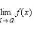 Use the graph of the given function f to determine at the indicated value of a, if it exists.