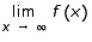 Use the graph of the function f to determine   and   .    