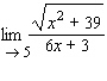 Find the limit, if it exists.Otherwise, answer no solution.  