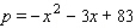 For the pair of supply and demand equations, where x represents the quantity demanded in thousands of units and p the unit price in dollars, find the equilibrium quantity and the equilibrium price. and