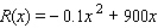 The revenue (in dollars) realized by Apollo from the sale of its inkjet printers is given by where x denotes the number of units manufactured each month.What is Apollo's revenue when 2,000 units are produced? $__________