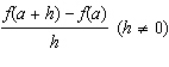 Find and simplify   for the function.  