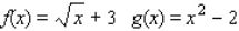 Find   of the functions.  