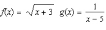 Find   of the functions.  