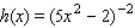 Find functions f and g such that   .  