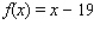 Let   ,   .Find the rule for the function f - g.