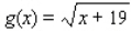 Let   ,   .Find the rule for the function f - g.