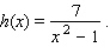 Find function f such that     and  