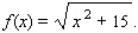 Find the domain of the function  