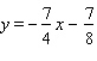 <strong>Use the intercept form of an equation of a line to find an equation of a line with the -intercept and the -intercept .</strong> A) B) C) D) E)