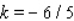 <strong>Given that the point lies on the line , find k.</strong> A) B) C) D) E)