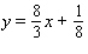<strong>Find an equation of the line in general form that passes through the point (5, 2) and is perpendicular to the line 8x + 3y - 4 = 0.</strong> A) B) C) D) E)