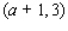 If the line passing through the points and is parallel to the line passing through the points and , what is the value of a? __________