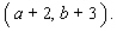 Find the slope of the line that passes through points and m = __________