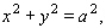 Determine whether the statement is true or false. The circle with equation lies inside the circle with equation provided