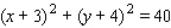 <strong>Find an equation of the circle that satisfies the conditions. Center and passes through .</strong> A) B) C) D) E)