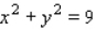 <strong>Find an equation of the circle with center at (a, a) and radius 3a.</strong> A) B) C) D) E)