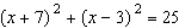 <strong>Find an equation of the circle with radius 5 and center (-3, 2).</strong> A) B) C) D) E)