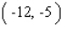 <strong>Find the coordinates of the points that are 13 units away from the origin and have a y-coordinate equal to -5.</strong> A) and B) and C) and D) and E) and