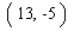 <strong>Find the coordinates of the points that are 13 units away from the origin and have a y-coordinate equal to -5.</strong> A) and B) and C) and D) and E) and