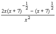 Perform the indicated operations and simplify the expression.
