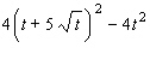 Perform the indicated operations and simplify the expression.