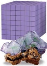 Assuming well-formed crystals, how many cleavage surfaces are present on the sample in this image? (Note: Cleavage surfaces are not cleavage planes.)