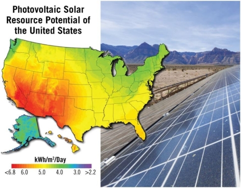 <strong> Which region would have the best potential for solar energy?</strong> A)Alaska B)Iowa C)Arizona D)Georgia