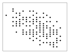 <strong>Which of these scatterplots is most likely to result in the regression equation Y' = 2.25 - .45(X)? Figure A Figure B Figure C Figure D</strong> A) Figure A B) Figure B C) Figure C D) Figure D