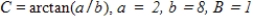 <strong>Use the formula , where , to rewrite the trigonometric expression in the following form. </strong> A)2 B) C) D)2 E)8
