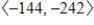 <strong>Use the vectors , , and to find the indicated quantity.State whether the result is a vector or a scalar. </strong> A) ; vector B) ; vector C) ; vector D)-240; scalar E) ; vector