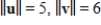 <strong>Determine if , and where θ is the angle between u and v.Round answer to two decimal places.</strong> A)21.21 B)20.49 C)15.00 D)18.11 E)25.98