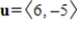 ​Find the vector v that has a magnitude of 9 and is in the same direction as u, where   . ​