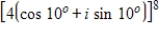 <strong>Use DeMoivre's Theorem to find the indicated power of the complex number.Write the result in standard form.(Round your answer to four decimal places.) </strong> A) B) C) D) E)