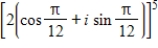 <strong>Use DeMoivre's Theorem to find the indicated power of the complex number.Write the result in standard form.(Round your answer to four decimal places.) </strong> A) B) C) D) E)
