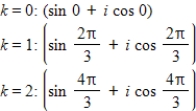 <strong>Use DeMoivre's theorem to find the indicated roots of the complex number. Cube roots of 125 </strong> A) B) C) D) E)