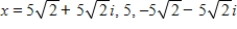 <strong>Find all solutions to the following equation. </strong> A) B) C) D) E)