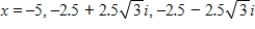 <strong>Find all solutions to the following equation. </strong> A) B) C) D) E)