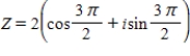 <strong>Write the complex number in trigonometric form. </strong> A) B) C) D) E)