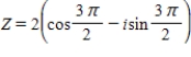 <strong>Write the complex number in trigonometric form. </strong> A) B) C) D) E)