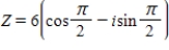 <strong>Write the complex number in trigonometric form. </strong> A) B) C) D) E)