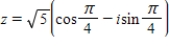 <strong>Represent the complex number graphically, and find the trigonometric form of the number. 5 + 5i </strong> A) B) C) D) E)