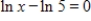 <strong>Solve for x. </strong> A) B) C) D) E)5
