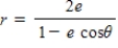<strong>Select the polar equation of the conic for e = 0.75 and identify the conic for the following equation. </strong> A) B) C) D) E)