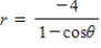 <strong>Find a polar equation of the conic with its focus at the pole. Conics Eccentrity Directrix Parabola </strong> A) B) C) D) E)